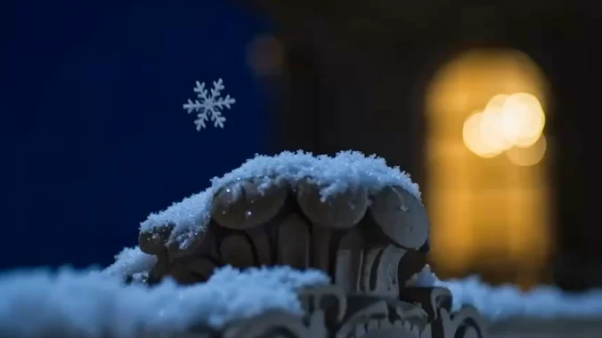 Escena de invierno creada con IA